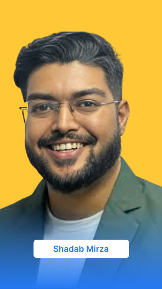 Shadab Mirza, creator on the Vedantu campaign